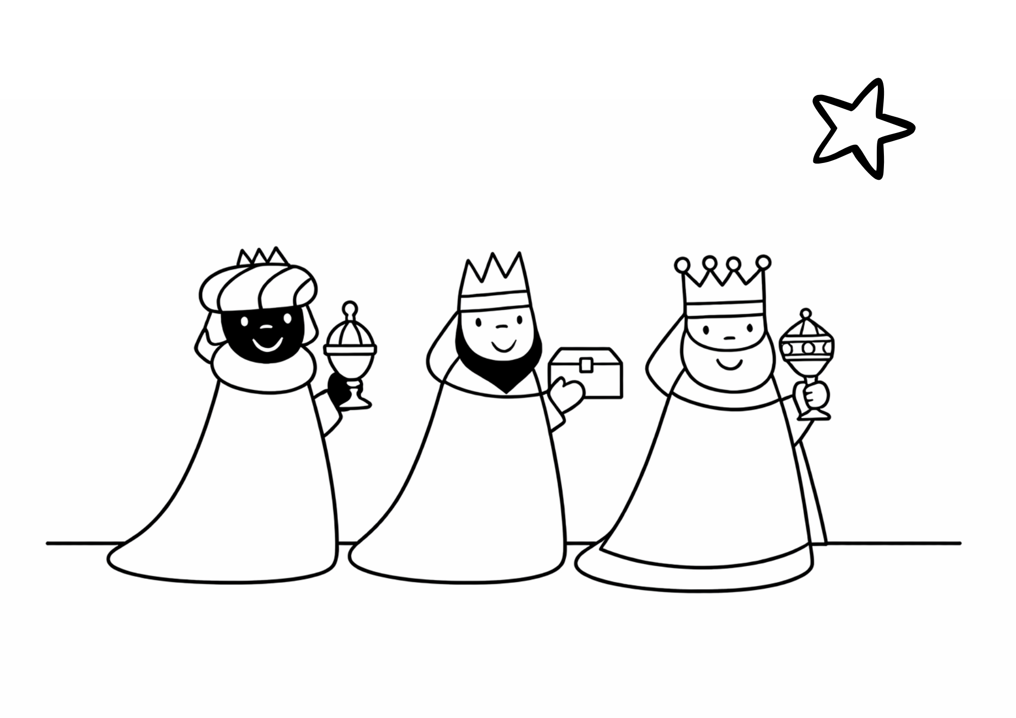 Driekoningen — de drie wijzen