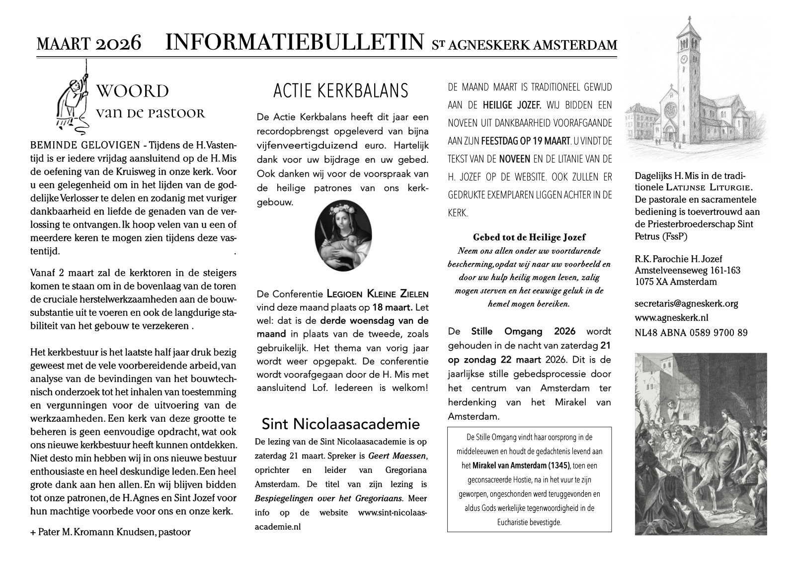 Voorpagina parochienieuws maart 2026