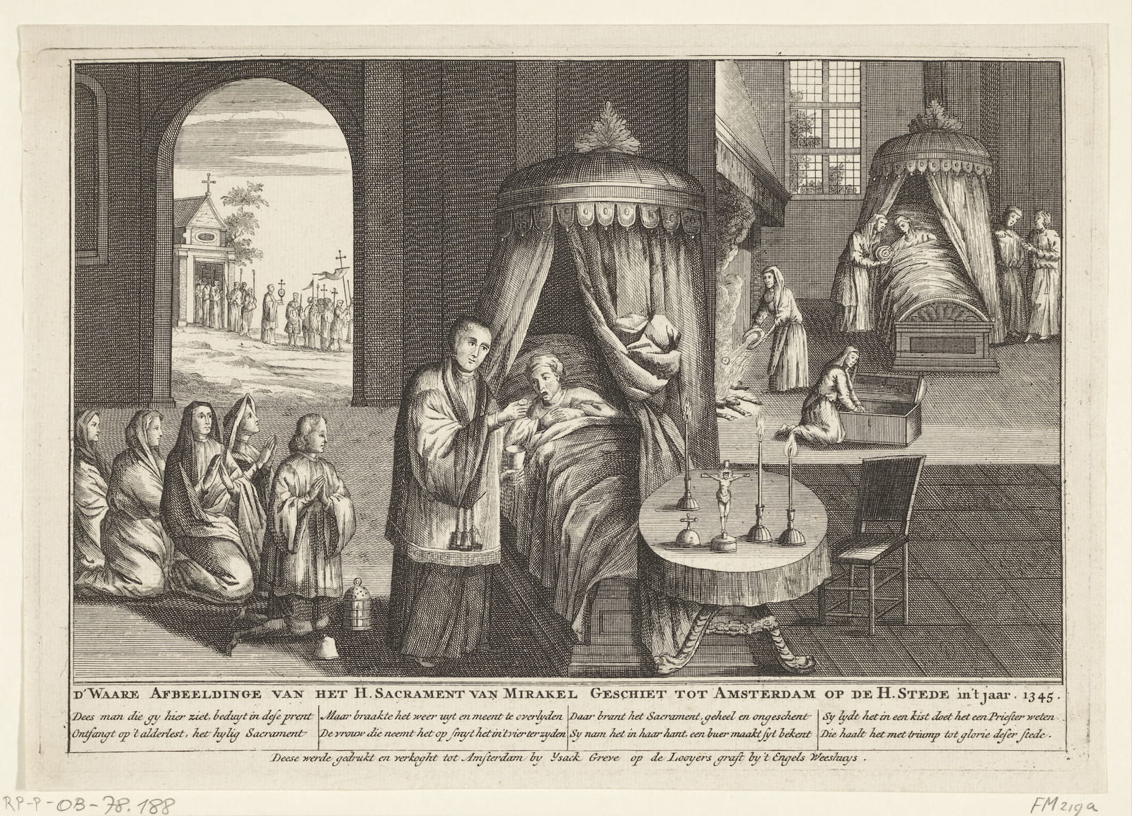 Titelblad Mirakel van Amsterdam uit 1845