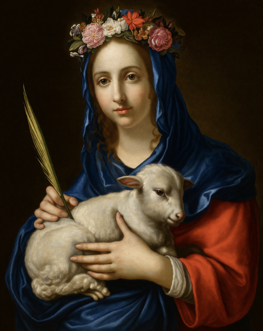 Heilige Agnes met lam