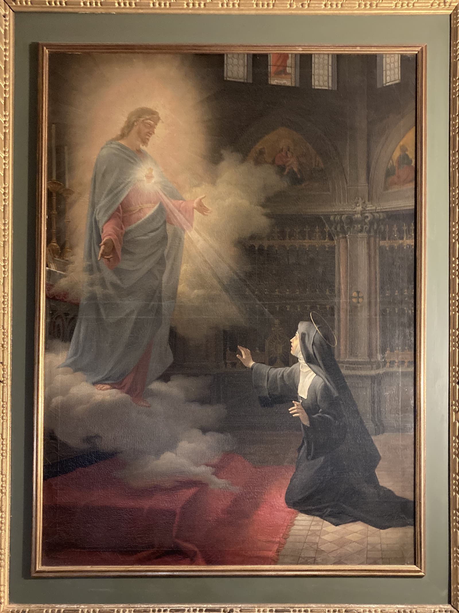 De verschijning van het Heilig Hart aan de heilige Margareta Maria Alacoque