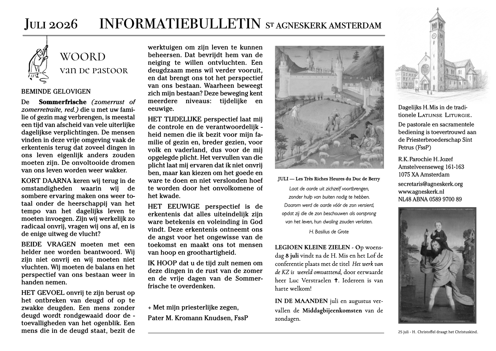 Parochienieuws juli 2026