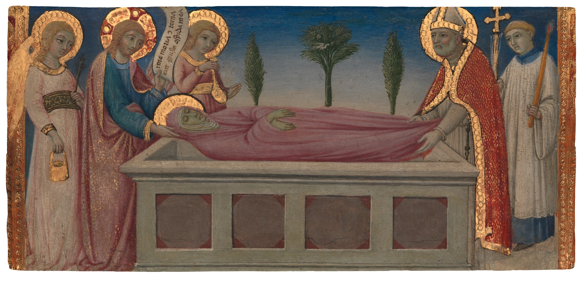 De begrafenis van de heilige Martha