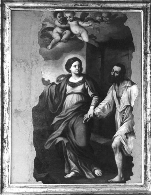 De bevrijding van de heilige Hiëronymus Emiliani door de allerheiligste Maagd Maria.