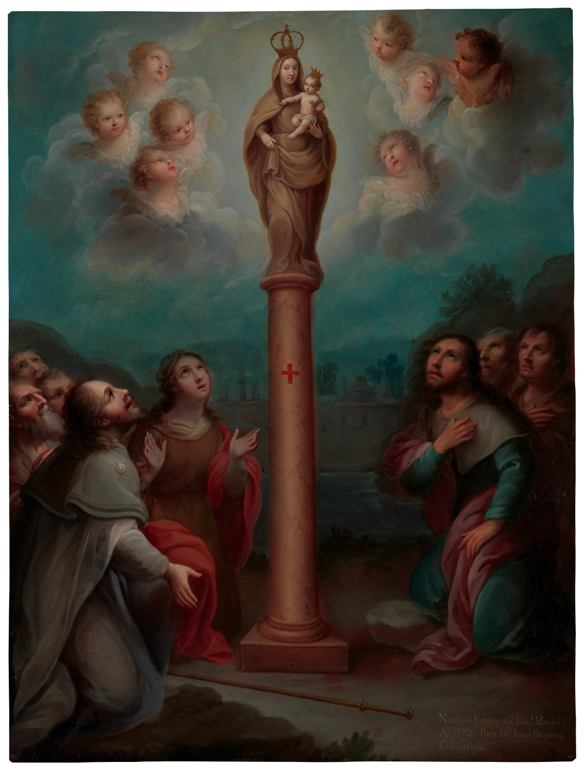 De verschijning van Onze-Lieve-Vrouw van de Pilar aan de heilige Jacobus de Meerdere