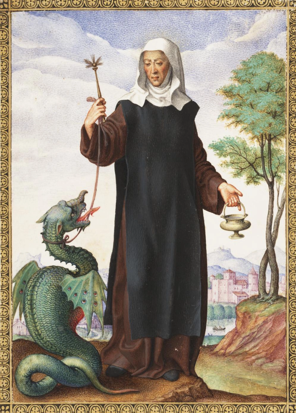 De heilige Martha met de Tarasque