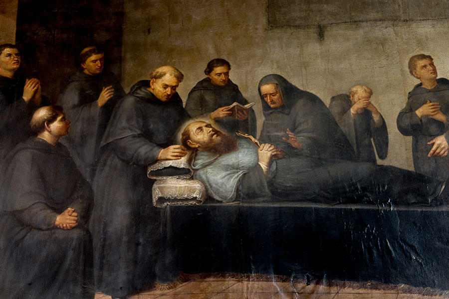 Het sterven van de heilige Augustinus
