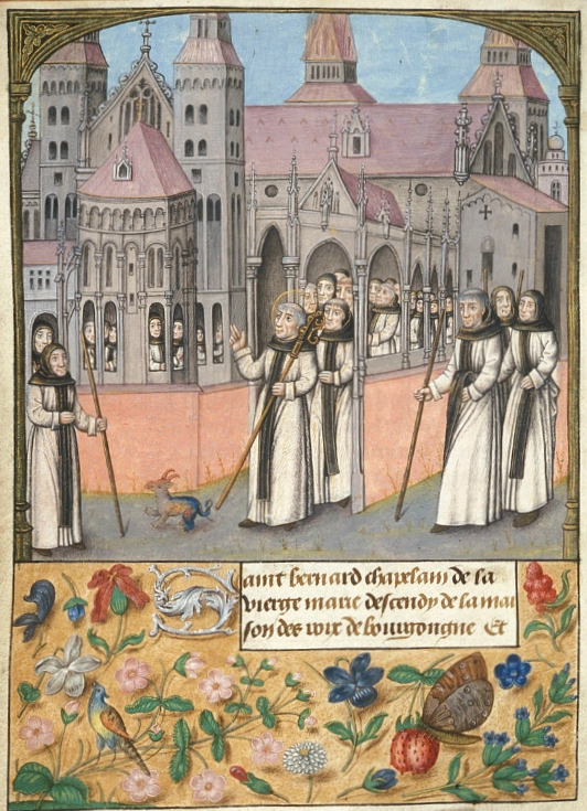 De H. Bernardus neemt bezit van de abdij van Clairvaux