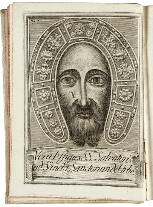 Gelaat van de Allerheiligste Verlosser in het Sancta Sanctorum