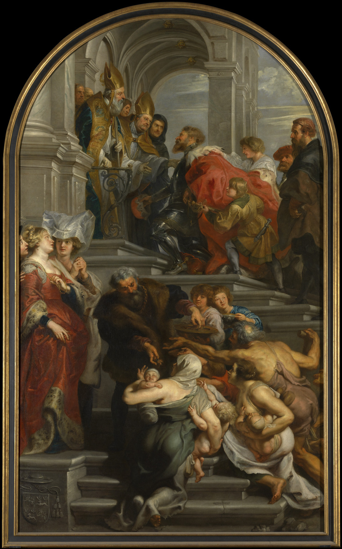 De bekering van de H. Bavo door Peter Paul Rubens