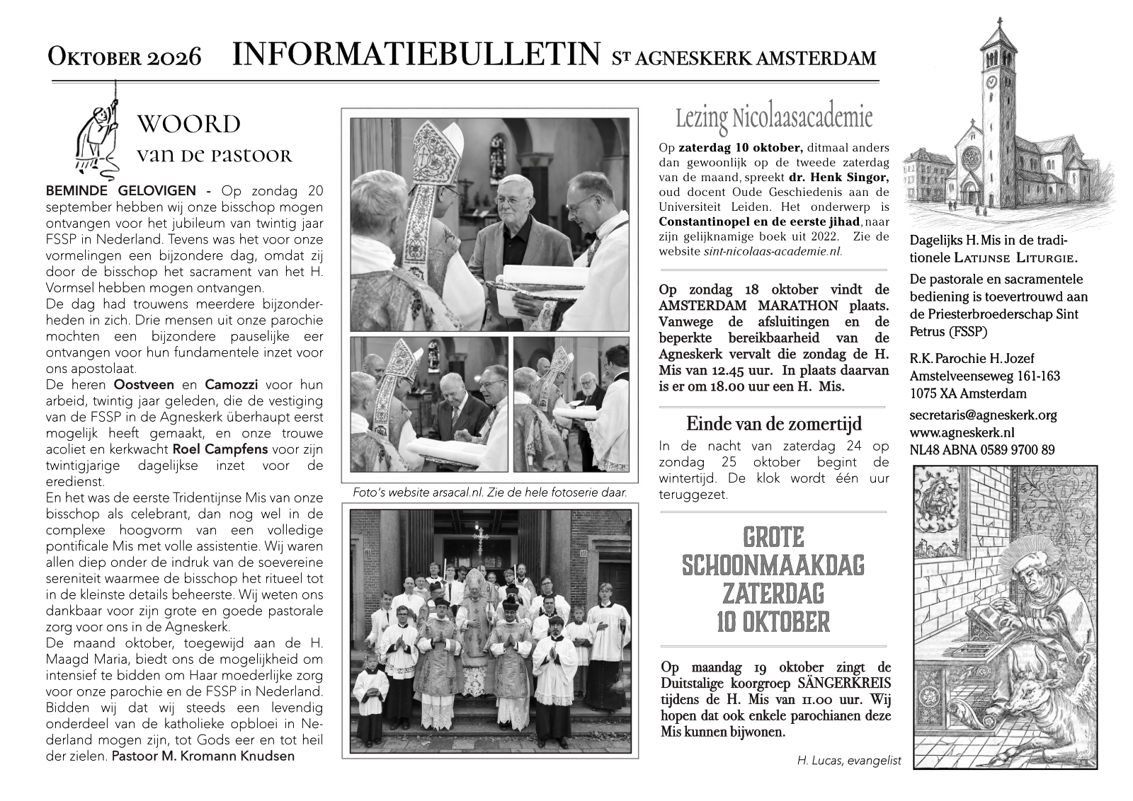 Parochienieuws oktober 2026