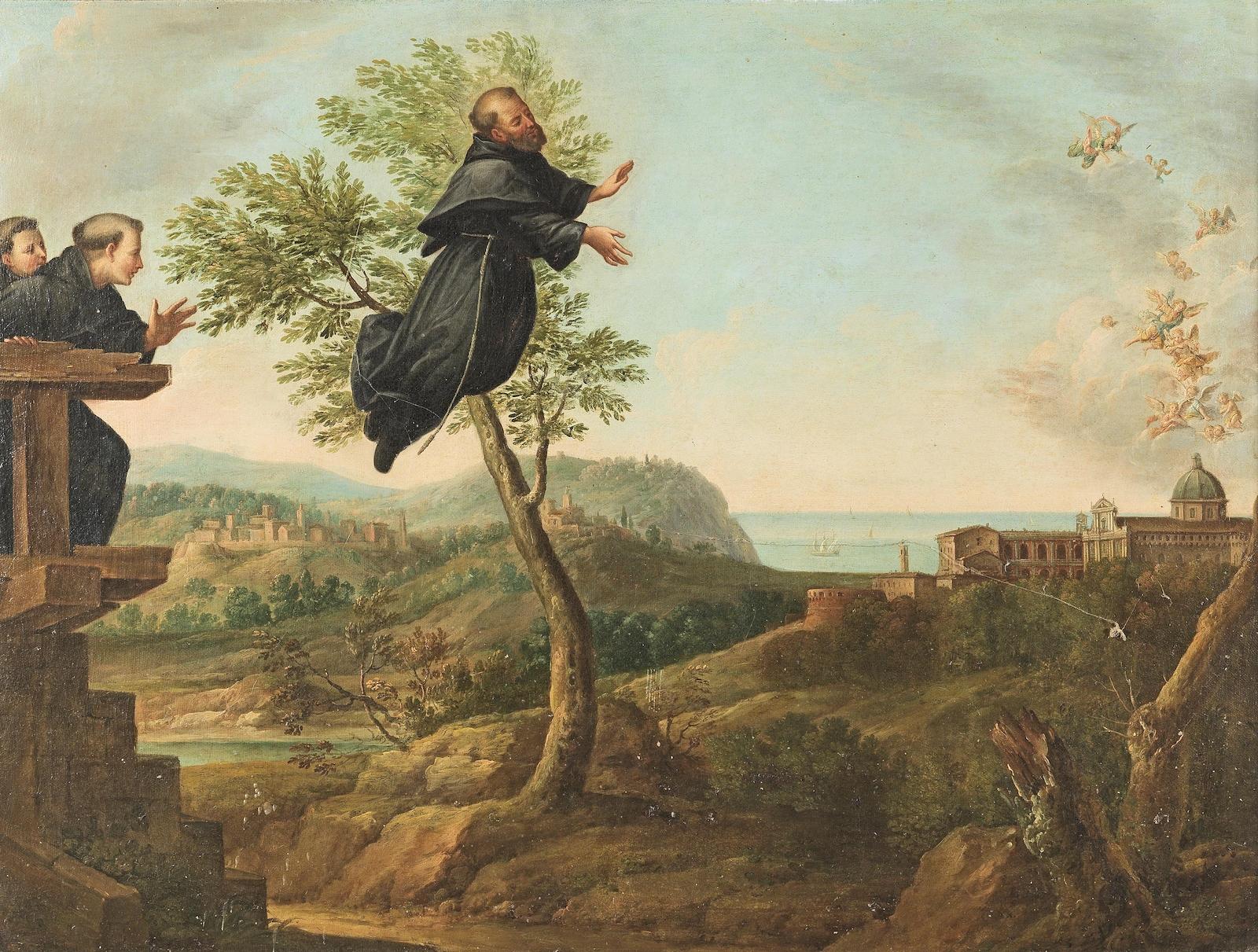 H. Jozef van Cupertino in vervoering bij het aanschouwen van Loreto