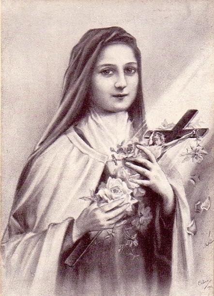 Thérèse aux Roses, geschilderd door haar zuster Céline Martin